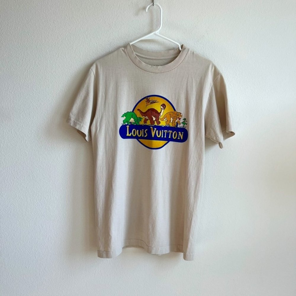 Mega Yacht Louis Vuitton T-Shirt Dinosaur The Valley Beyond Size Small